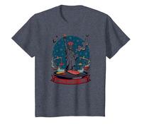 Libertad, Justicia y Barbacoa Camiseta, Niños, Azul Jaspeado, 8 años