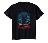 Libertad, Justicia y Barbacoa Camiseta, Niños, Negro, 8 años