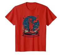 Libertad, Justicia y Barbacoa Camiseta, Niños, Rojo, 8 años