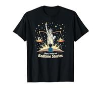 Libertad, Justicia y Cuentos para Dormir Camiseta, Hombre, Negro, 4XL