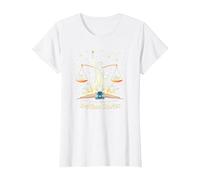 Libertad, Justicia y Cuentos para Dormir Camiseta, Mujer, Blanco, XL