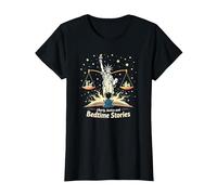 Libertad, Justicia y Cuentos para Dormir Camiseta, Mujer, Negro, 3XL