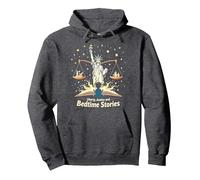 Libertad, Justicia y Cuentos para Dormir Sudadera con Capucha, Unisex para Adultos, Jaspeado Oscuro, XL