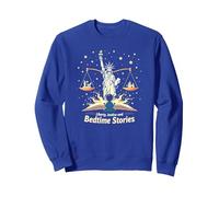 Libertad, Justicia y Cuentos para Dormir Sudadera, Unisex para Adultos, Azul Real, M