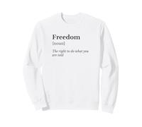 Libertad la definición Sudadera