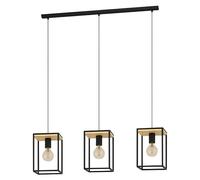 Libertad Lámpara colgante (120 W, L x An x Al: 18 x 88 x 110 cm, Negro/Marrón, E27)
