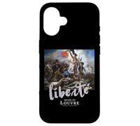 Libertad Liderando El Pueblo Eugène Delacroix 1830 El Louvre Carcasa para iPhone 16