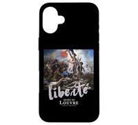 Libertad Liderando El Pueblo Eugène Delacroix 1830 El Louvre Carcasa para iPhone 16 Plus