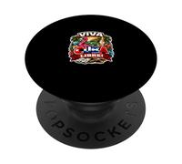 Libertad Make Viva Cuba Grande Otra Vez Mapa Política Libertad PopSockets PopGrip Adhesivo