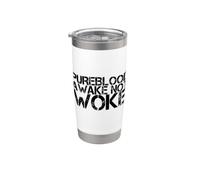 Libertad médica sin vacunar Anti-Woke Pureblood Unvaxxed Vaso térmico de acero inoxidable de doble pared