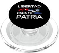 Libertad para Mi Patria Mapa Cubano, Bandera y Emblema nacio PopSockets PopGrip para MagSafe