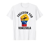 Libertad para Venezuela Libre Bandera Orgullo venezolano Camiseta