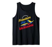 Libertad para Venezuela Libre Orgullo Fuerte Venezolano Orgullo Camiseta sin Mangas