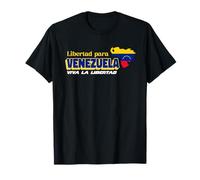 Libertad para Venezuela Viva la Libertad Freedom for Ven Camiseta
