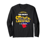 Libertad para Venezuela Viva la Libertad Freedom for Ven Manga Larga