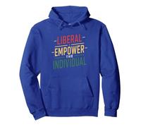 Libertaria Libertaria, Orgulloso Libertarianismo Economía Libre Sudadera con Capucha, Unisex para Adultos, Azul Real, L