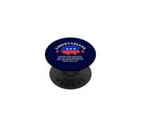 Libertarians Puercoespín Libertarian Party Liberty Funny Quote PopSockets PopGrip Adhesivo