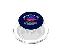 Libertarians Puercoespín Libertarian Party Liberty Funny Quote PopSockets PopGrip para MagSafe