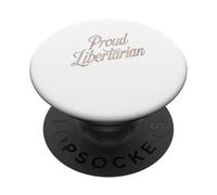 Libertario, anti FED, Orgulloso Libertarianismo Argentina Milei PopSockets PopGrip Adhesivo