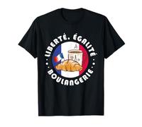 Liberte Egalite Boulangerie Bastille Day France Bandera de Francia Camiseta
