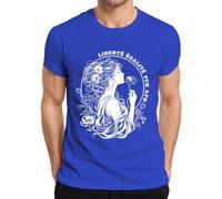 Liberté Égalité for All - Camiseta para hombre, azul, S