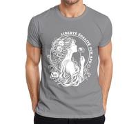 Liberté Égalité for All - Camiseta para hombre, gris, XXL