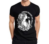 Liberté Égalité for All - Camiseta para hombre, Negro , S
