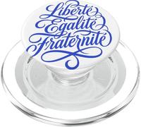 Liberté Égalité Fraternité Lema francés PopSockets PopGrip para MagSafe