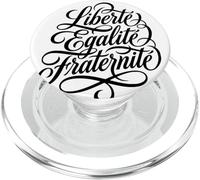 Liberté Égalité Fraternité Lema francés PopSockets PopGrip para MagSafe