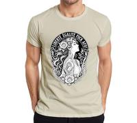 LIBERTÉ ÉGALITÉ Fuck AFD Rose Tattoo - Camiseta para hombre, naturaleza, S
