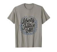 Liberty And Justice For All Floral Camiseta