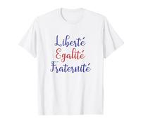 Liberty Equality Fraternity Liberte Egalite Fraternite Camisa Camiseta