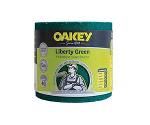 Liberty Green - Rollo de lija (115 mm x 5 m, 40 g)