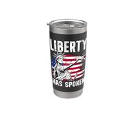 Liberty Has Spoken Don't You Point Me Sophie Basketball USA Vaso térmico de acero inoxidable de doble pared