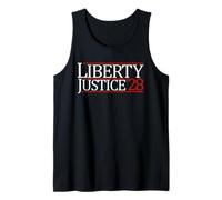 Liberty Justice '28 con Libertad y Justicia para Todos Camiseta sin Mangas