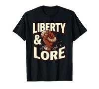 Liberty & Lore Libertad Activismo Blac Movimiento por la Justicia Social Camiseta