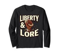 Liberty & Lore Libertad Activismo Blac Movimiento por la Justicia Social Manga Larga