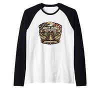 Liberty Never Given se ganó 250 Veteranos de EE. UU., 1776 Camiseta Manga Raglan