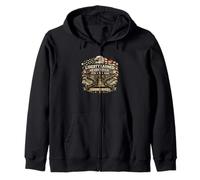 Liberty Never Given se ganó 250 Veteranos de EE. UU., 1776 Sudadera con Capucha