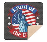 Liberty USA - Tapete de juego acolchado suave para bebés para interiores y exteriores, 1 pieza, para bebés pequeños, 50 x 50 pulgadas