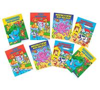Libetui Juego de 8 libros para colorear para niños, minilibro para colorear, cuadernos para colorear para niños, casa, obsequios, cumpleaños infantiles, bodas, 4 temas