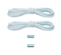 LIbgiubhy 1 par de cordones multiusos que no se atan para un fácil uso y extracción, cordones elásticos para zapatos con cuerdas de metal, El color de la luna de Os