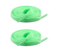 LIbgiubhy 1 par de cordones planos de poliéster multicolor de 8 mm de ancho para zapatos atléticos, correr, zapatos casuales, cuerdas para botas, e