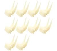LIbgiubhy 10 tenedores para pájaros, soporte para alimentos, jaula de pájaros, soporte para frutas, loros, brochetas, golosinas, herramienta de alimentación para pájaros pequeños
