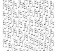 LIbgiubhy 100 colgantes de aleación de notas musicales vintage para collares y pulseras, accesorios de joyería de moda