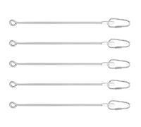 LIbgiubhy 5 soportes para alimentos para pájaros, pinchos de alimentación, loros, juguete para jaula de pájaros de tamaño pequeño, soporte multifuncional para golosinas y frutas