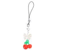 LIbgiubhy Abalorio de teléfono hecho a mano con diseño de frutas para amantes