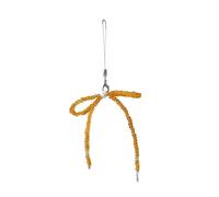 LIbgiubhy Adorno de bolsa de cuentas de cristal, accesorio de moda, elegante colgante de teléfono para amantes de la moda