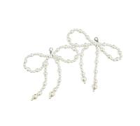 LIbgiubhy Adorno único y atractivo para zapatos, con lazo de cristal, elegante abalorio de cuentas