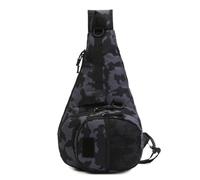 LIbgiubhy Bolsa de aparejos de pesca, portátil, bolsa cruzada de almacenamiento para aparejos de pesca, senderismo, camping, b
